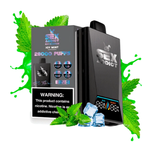 Sex Addict 28.000 Puffs – Icy Mint - Menta Gelada