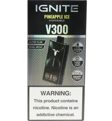 Ignite V300 – Pineapple Ice | Sabor Refrescante com Alta Performance