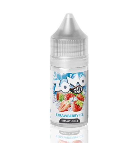 NicSalt Zomo Strawberry Ice – Sabor Morango Gelado Premium