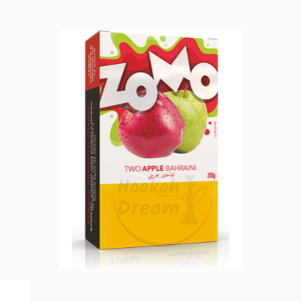 Essência Zomo Two Apple Bahraini 50g – Duas Maçãs com Toque de Anis