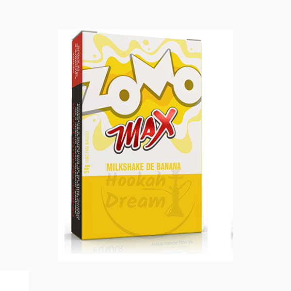 Essência Zomo Max Milkshake de Banana 50 g – Cremoso e Refrescante