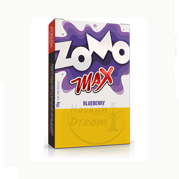 Essência Zomo Max Blueberry 50 g – Mirtilo Intenso e Refrescante