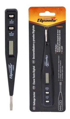 Chave Multiteste Digital 12 - 220 V Display Lcd Sparta