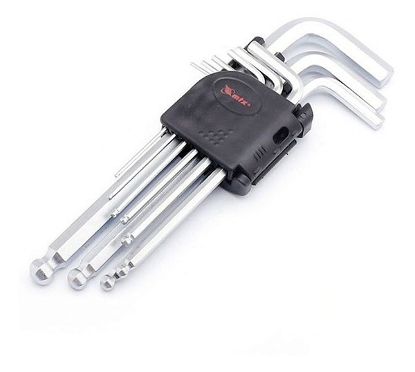 Jogo De Chave Allen Abaulada Longa 1,5 10 Mm 9 Peças Mtx