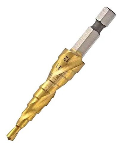 Broca Escalonada Espiral Profissional Hss 4 A 12mm 723539