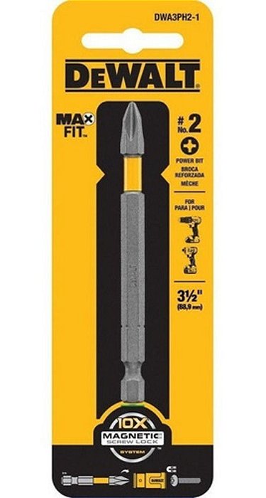 Bits Dewalt Longo Ph2 Maxfit 8 cm DWA3PH2-1
