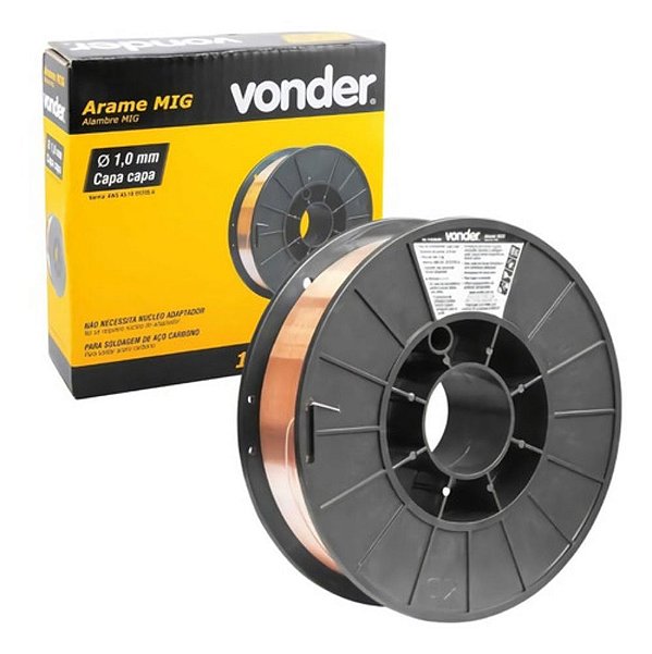 Arame De Solda Mig 1,0 Mm Carretel 5 Kg