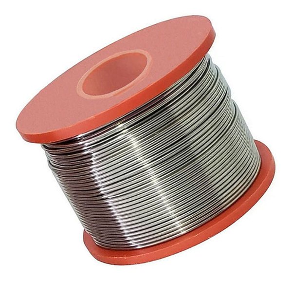 Estanho Em Fio Para Solda 1mm Sn60 X Pb40 Carretel 50 G