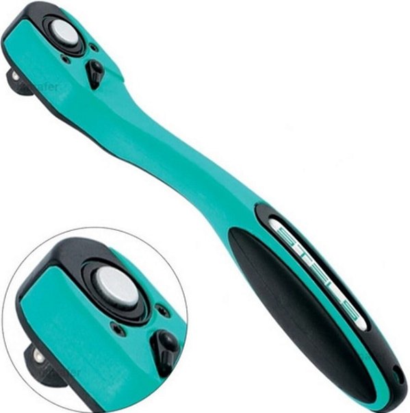 Chave Catraca Teflonada 1/4 Pol 72 Dentes Stels Cromada