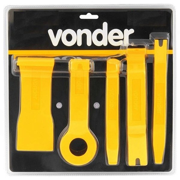 Jogo Espátulas De Nylon Automotiva 5 Peças Painéis Forros