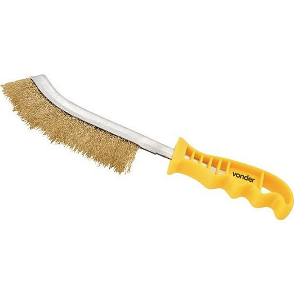 Escova Manual Com Cerdas De Latão Longas