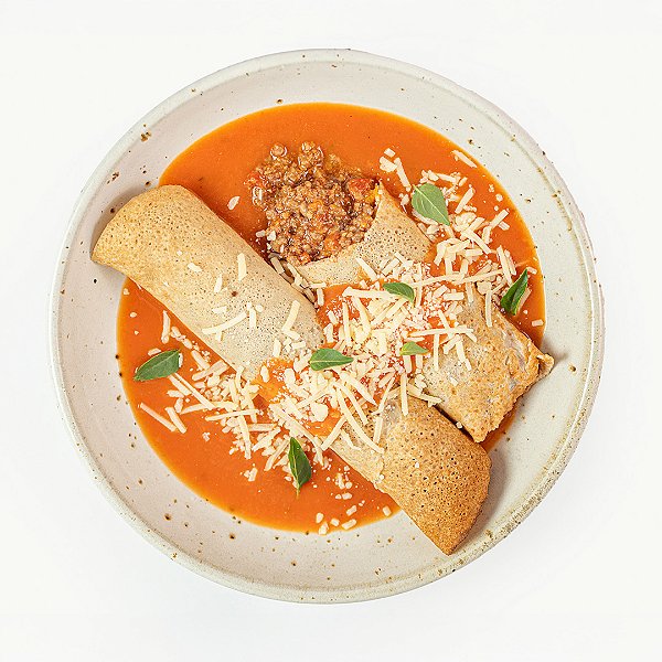 PF Panqueca Integral de Carne ao Molho Sugo