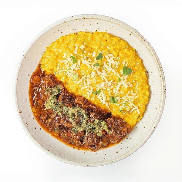 PF Ossobuco e Risotto de Açafrão
