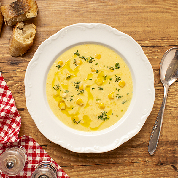 Sopa Creme de Milho e Frango