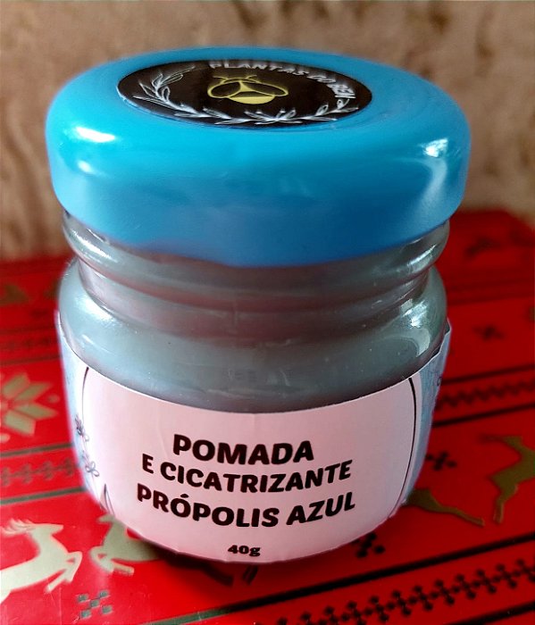 Pomada Cicatrizante de Própolis Azul de Mandaçaia