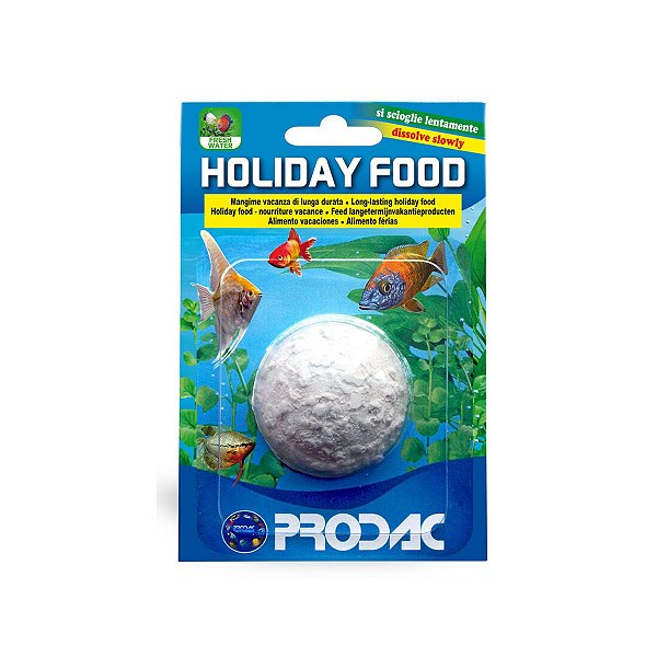 RACAO PRODAC FERIAS HOLIDAY FOOD 20G