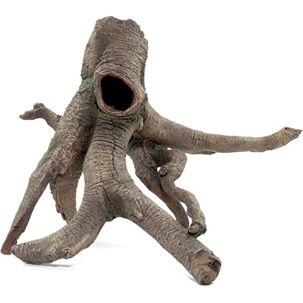 ENFEITE RESINA SOMA TRONCO RAIZ 09 (21,5 X 17,3 X 16,5 CM)