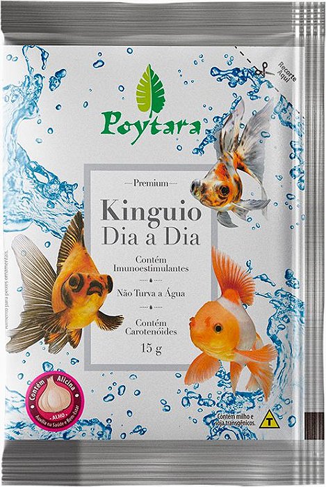 RAÇÃO POYTARA KINGUIO DIA A DIA 15G - SACHE