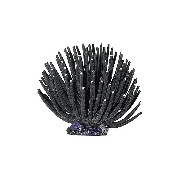 ENFEITE DE SILICONE SOMA ANEMONA SHORT PRETA  6 CM