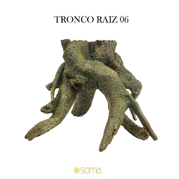 ENFEITE DE RESINA SOMA TRONCO RAIZ 06 (20,5 X 16,5 X 14 CM)