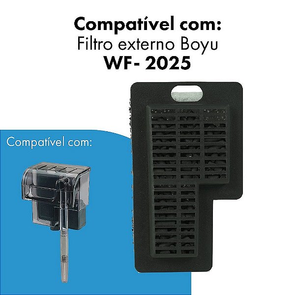 REFIL FILTRO EXT BOYU WF-2025