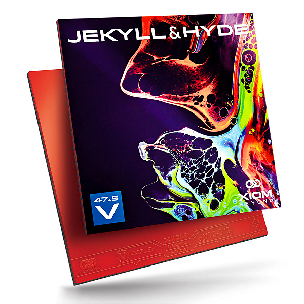 Borracha Para Raquete de Tênis de Mesa XIOM - Jekyll & Hyde V 47.5