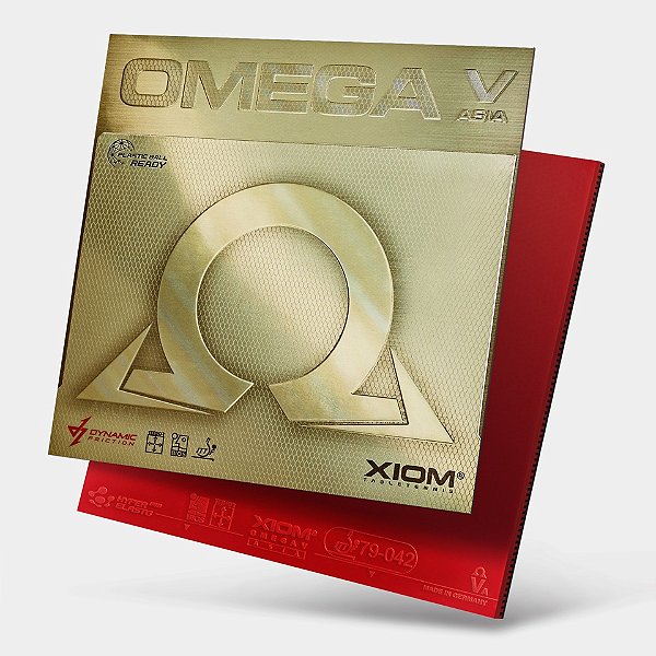 Borracha Para Raquete de Tênis de Mesa XIOM - Omega 5 Asia Dyn F
