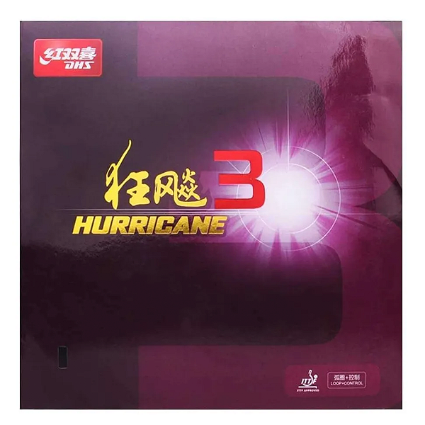 Borracha Para Raquete de Tênis de Mesa DHS - Hurricane 3