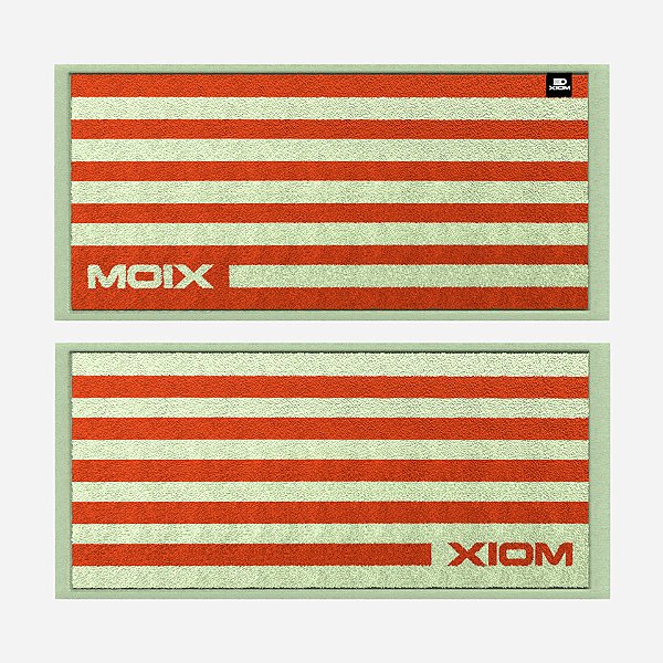 Toalha XIOM - Striped Short - Menta/Marrom