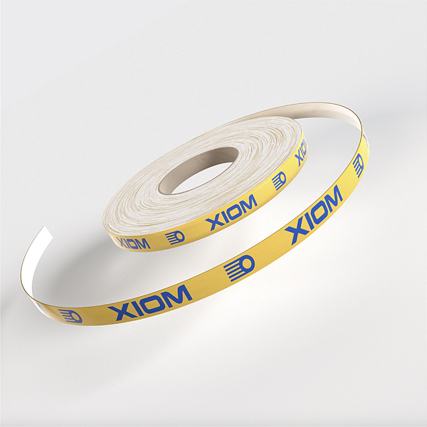 Fita de proteção XIOM - Logo XIOM 50m/10mm - Amarelo