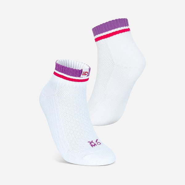 Meia XIOM - Soft Step 4 - Roxo/Vermelho