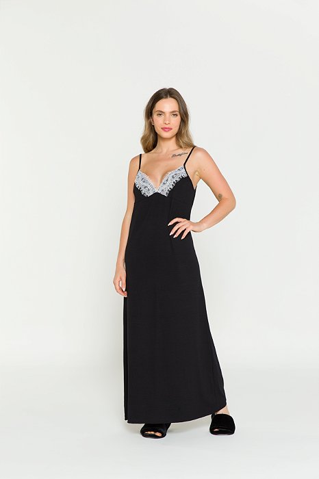 Camisola Longa Preta