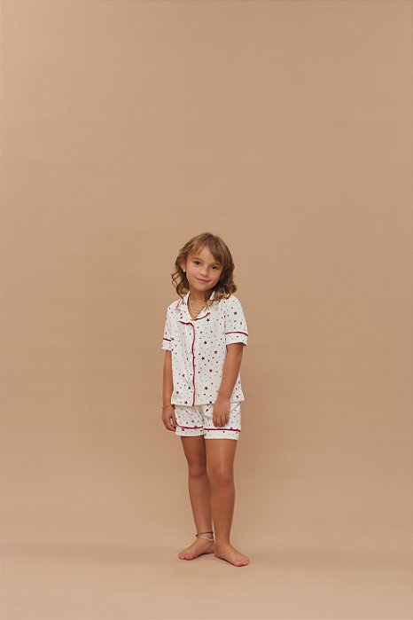 Pijama Camisaria Infantil Natal