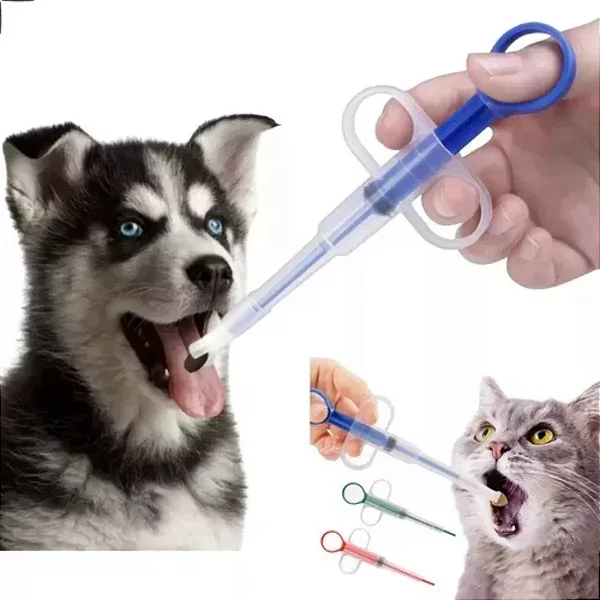 Aplicador De Remédios Comprimidos Pet Para Gatos E Cachorros