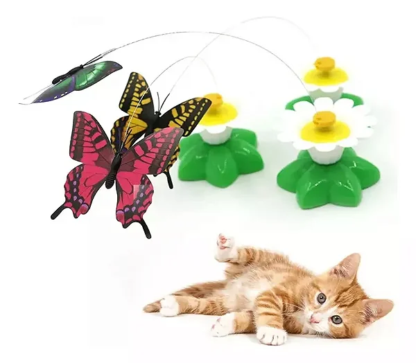 Brinquedo Borboleta Voadora Rotativa Elétrica