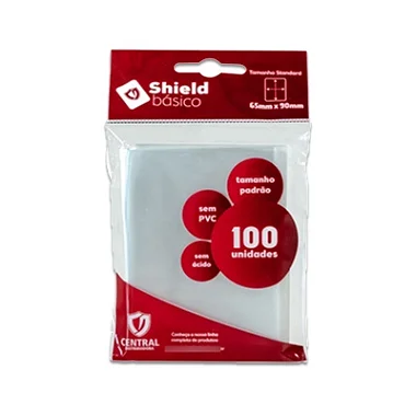 Sleeves Central Shield Básico - pacote com 100 un. de sleeve