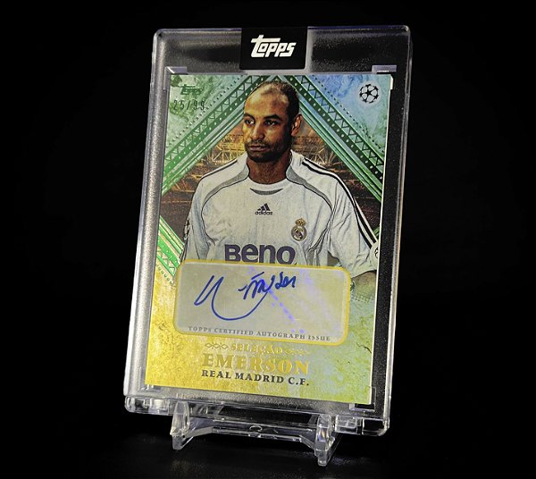 Emerson #/99 Autógrafo - 2023/24 Topps Seleção