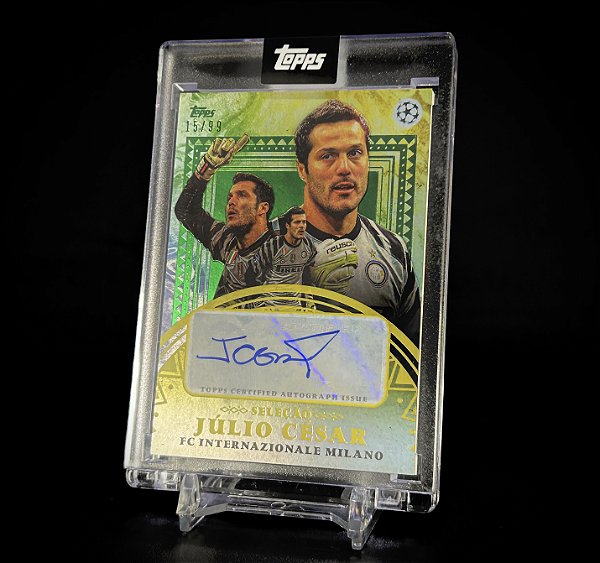 Júlio César #/99 Autógrafo - 2023/24 Topps Seleção