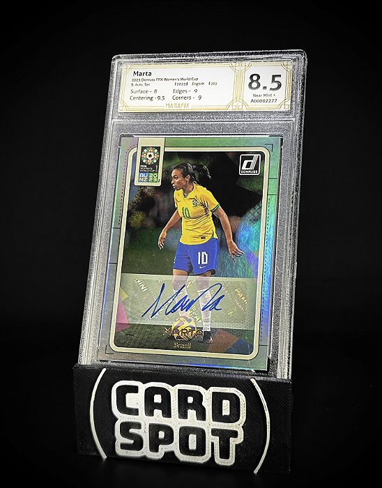 Marta MGS 8.5 Autógrafo - 2023 Panini Donrus FIFA Women's World Cup