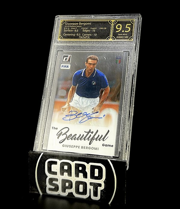 Giuseppe Bergomi MGS 9.5 Autógrafo - 2022/23 Panini Donruss Soccer
