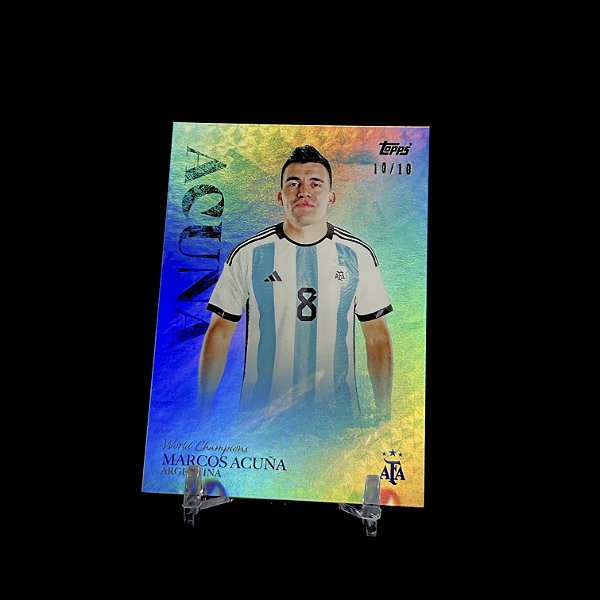 Marcos Acuña #/10 - 2023 Topps Argentina World Champions