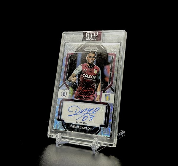 Diego Carlos Autógrafo - 2022-23 Panini Prizm Premier League