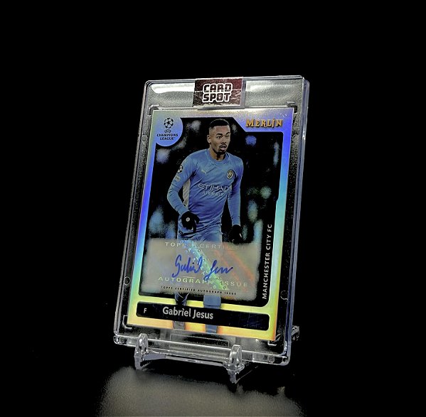 Gabriel Jesus Autógrafo - 2021-22 Topps Merlin UCL