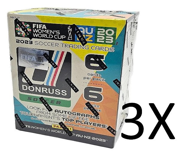 [BREAK 174] 3X 2023 Donruss FIFA Women's World Cup - Blaster Box  (Times Aleatórios)