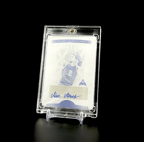 Mark Armstrong 1/1 Print Plate Autógrafo - 2023 Leaf Trinity Basketball