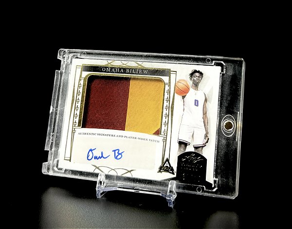 Omaha Biliew 32/75 Autógrafo Relic- 2023 Leaf Trinity Basketball