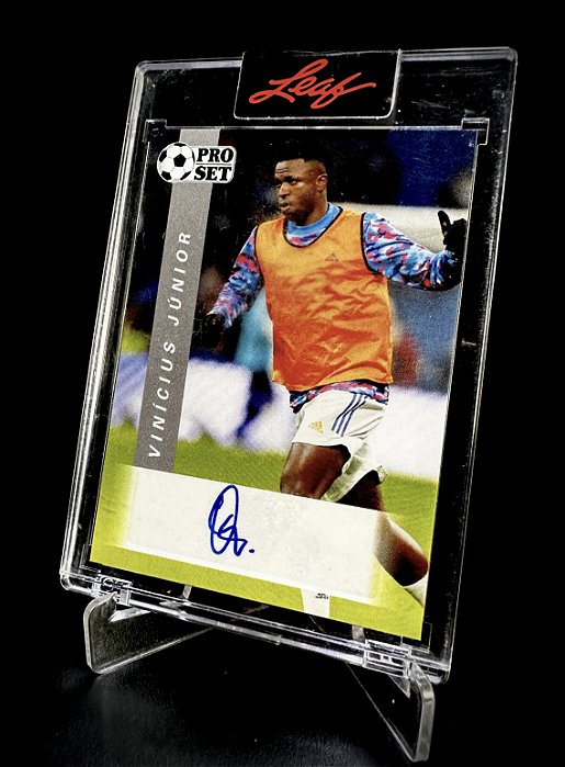 Vinícius Junior autógrafo - 2022 Leaf PRO SET