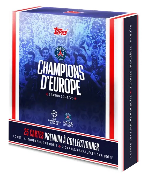 [BREAK 185] 2024-25 Topps PSG Champions d'Europe Autógrafo Garantido! (PYP Escolha seu jogador)
