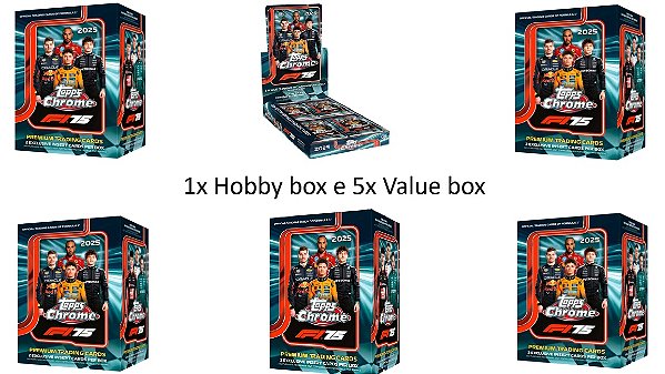 [BREAK 193] - BREAK 2025 TOPPS F1 CHROME - ESCOLHE SEU PILOTO/EQUIPE