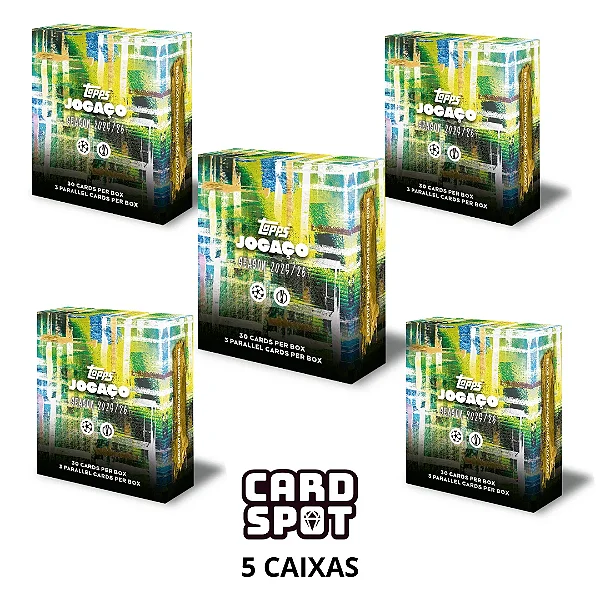 [BREAK 194] 05 CAIXAS - BREAK 2025-26 TOPPS JOGACO - ESCOLHA SEU TIME/JOGADOR